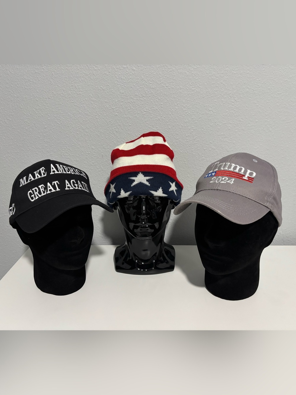 Patriot Hat Bundle MAGA hats and Beanie